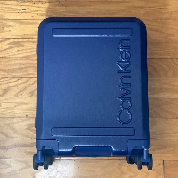 Calvin Klein Royal Blue Hard-Case 20” Carry-On - Picture 7 of 17